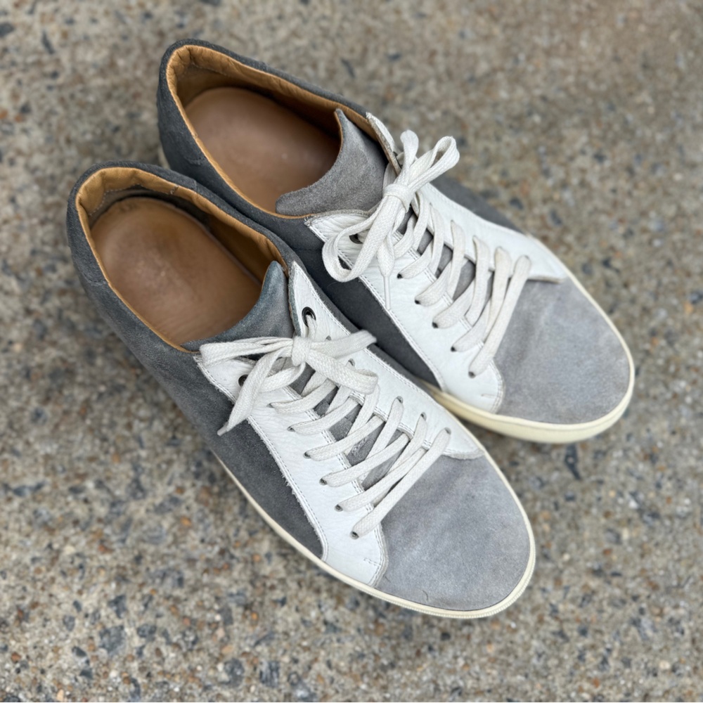 Suitsupply Men's Gray and White Casual Sneakers - Size 44 - Picture 3 of 16